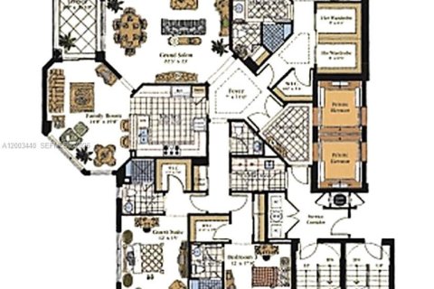 Купить кондоминиум в Корал-Гейблс, Флорида 3 спальни, 261.43м2, № 2068643 - фото 22