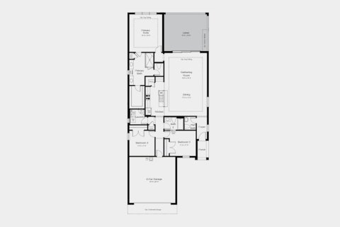 Townhouse floor plan «170SQM MATERA», 3 bedrooms in ESPLANADE AT ARTISAN LAKES