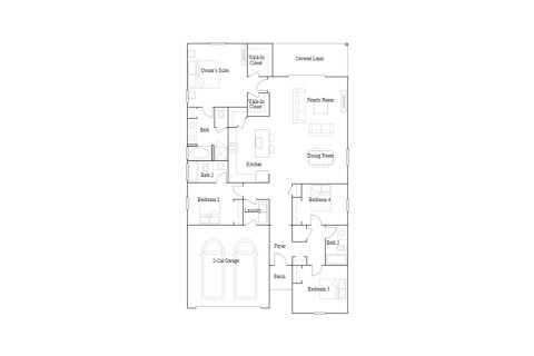 Townhouse floor plan «188SQM TREVI», 4 bedrooms in SILVER LANDING
