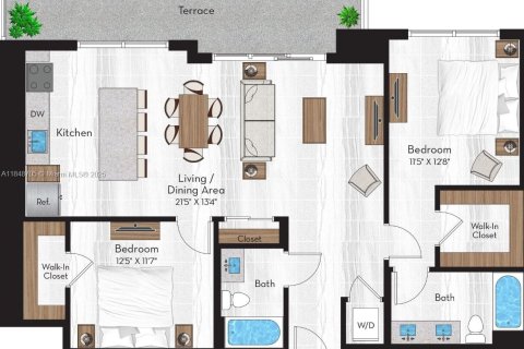 Apartment in Miami, Florida 2 bedrooms, 123 sq.m. № 1850432 - photo 3