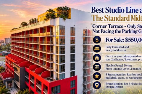 Condo à Miami, Floride, 1 chambre  № 2432991