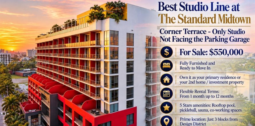 Condo à Miami, Floride, 1 chambre № 2432991
