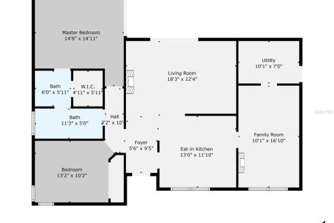 Купить виллу или дом в Клируотер, Флорида 3 комнаты, 124.58м2, № 1662188 - фото 26