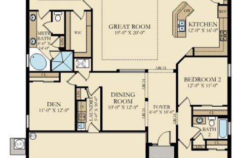 Villa ou maison à vendre à Lakewood Ranch, Floride: 4 chambres, 210.7 m2 № 1565500 - photo 6