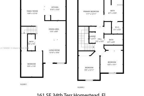 Купить таунхаус в Хомстед, Флорида 3 спальни, 130.81м2, № 1964595 - фото 30