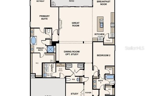 House in Flagler Beach, Florida 3 bedrooms, 257.34 sq.m. № 2101325 - photo 2