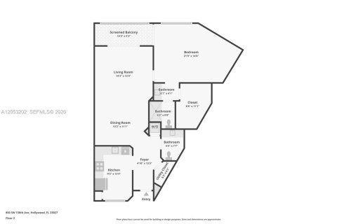 Condo in Pembroke Pines, Florida, 1 bedroom  № 2186206 - photo 19