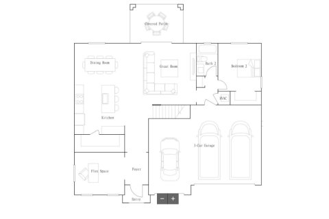 House floor plan «House», 5 bedrooms in Arden - The Stanton Collection