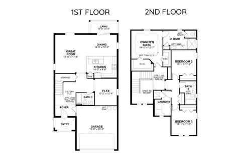 Townhouse floor plan «198SQM INNOVATION», 4 bedrooms in THE HAMMOCKS AT WEST PORT