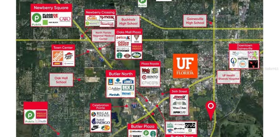 Terreno en Gainesville, Florida № 1615930