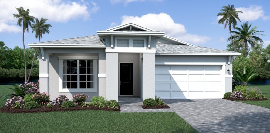 House in Eagles Cove at Mirada by Biscayne Homes in San Antonio, Florida 2 rooms, 193 sq.m. № 372457