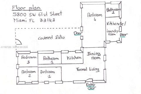 Casa en venta en Miami, Florida, 4 dormitorios, 140.47 m2 № 2030838 - foto 25