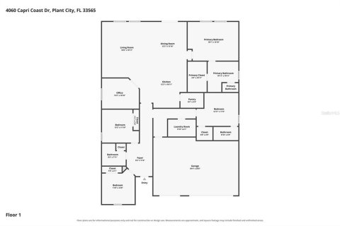 Villa ou maison à louer à Plant City, Floride: 4 chambres, 237.55 m2 № 2420196 - photo 29