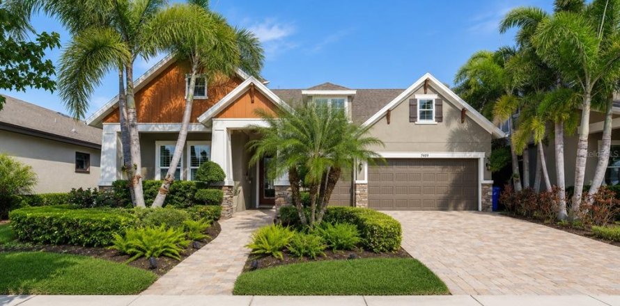 House in Apollo Beach, Florida 4 bedrooms, 294.59 sq.m. № 2222881