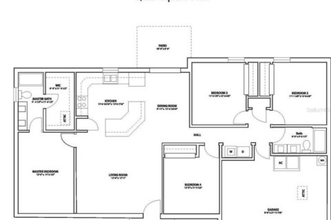 House in Ocala, Florida 4 bedrooms, 149.48 sq.m. № 2206315 - photo 30