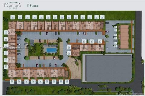 Condominio en venta en Miami, Florida, 3 dormitorios, 126.35 m2 № 2043682 - foto 25
