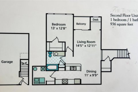 Condo in Orlando, Florida, 1 bedroom  № 1680539 - photo 24