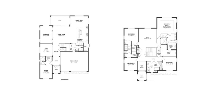 Планировка виллы или дома «House» 5 спален в ЖК La Terre at Avenir