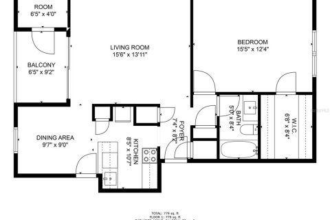 Condo in Winter Park, Florida, 1 bedroom  № 1591903 - photo 27