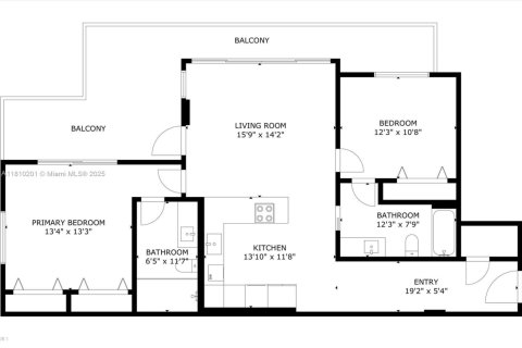 Condo in Bay Harbor Islands, Florida, 2 bedrooms  № 1752484 - photo 23