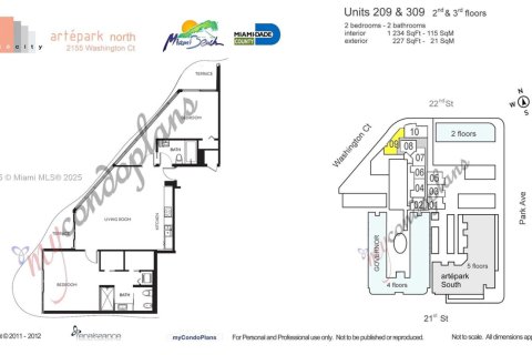 Купить кондоминиум в Майами-Бич, Флорида 2 спальни, 114.64м2, № 1963257 - фото 26