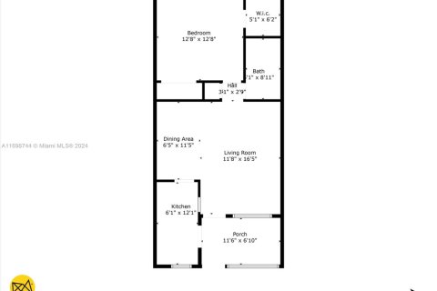 Condominio en venta en Hallandale Beach, Florida, 1 dormitorio, 74.32 m2 № 1452371 - foto 29
