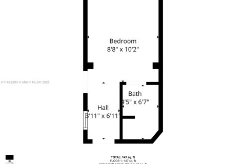 House in Hollywood, Florida 2 bedrooms, 83.15 sq.m. № 1938892 - photo 5