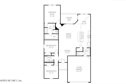 House in Jacksonville, Florida 3 bedrooms, 158.96 sq.m. № 769067 - photo 1