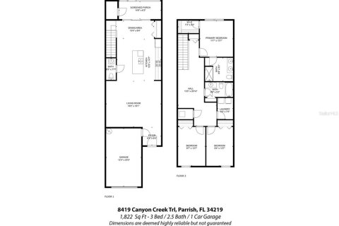 Touwnhouse à louer à Parrish, Floride: 3 chambres, 169.27 m2 № 2386486 - photo 23