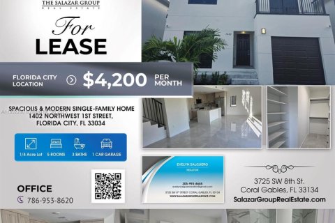 Снять в аренду виллу или дом в Флорида-Сити, Флорида 5 спален, 278.52м2, № 1946362 - фото 25