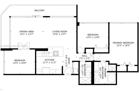 Condo in Hallandale Beach, Florida, 3 bedrooms  № 1941300 - photo 3