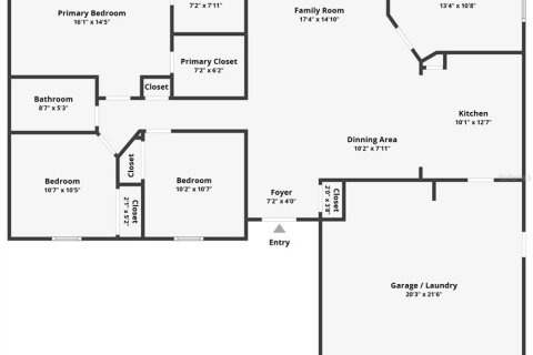 House in Orlando, Florida 3 bedrooms, 131.92 sq.m. № 1648072 - photo 24