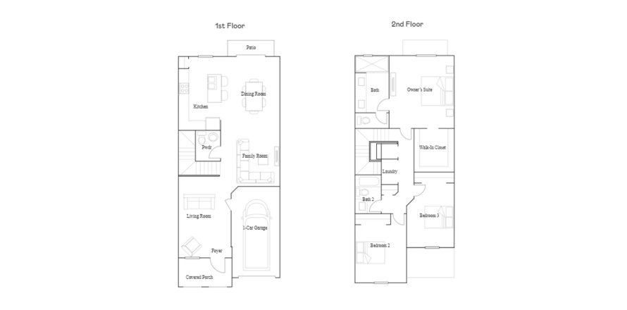 Таунхаус в SUNSET PINES в Пемброк-Пайнс, Флорида 3 спальни, 170м2 № 32494