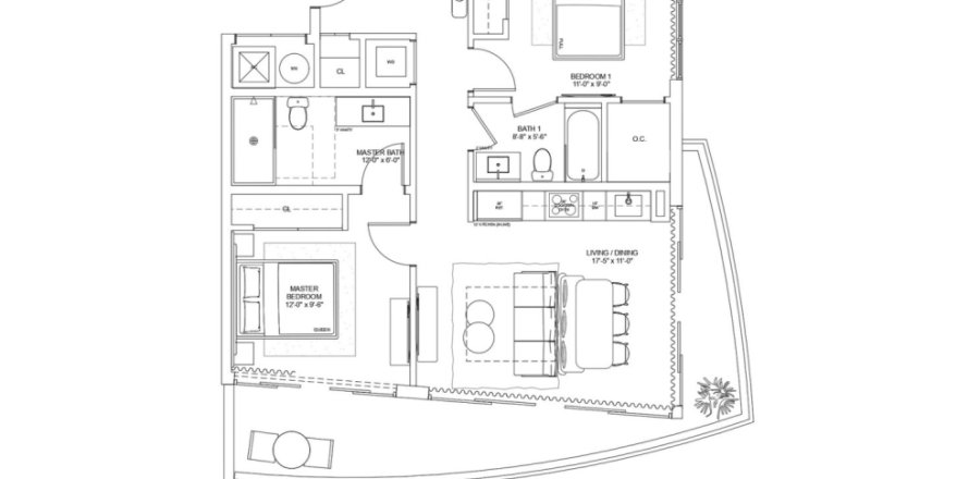 Apartment in NEXO RESIDENCES in Miami, Florida 2 bedrooms, 94 sq.m. № 386447