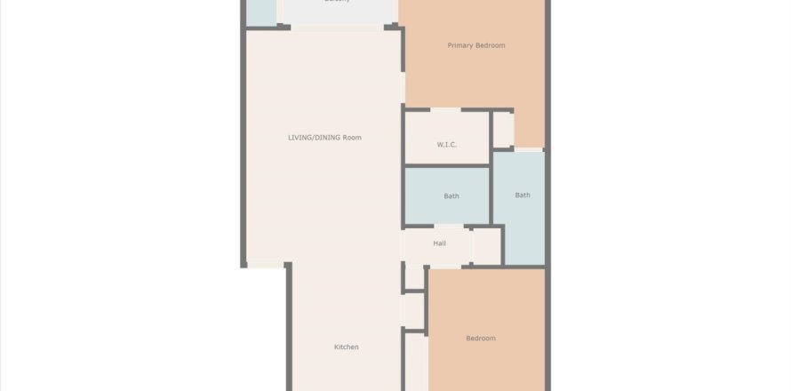 Condo in Oldsmar, Florida, 2 bedrooms  № 1647984
