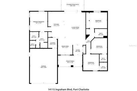 House in Port Charlotte, Florida 3 bedrooms, 168.34 sq.m. № 1856173 - photo 20
