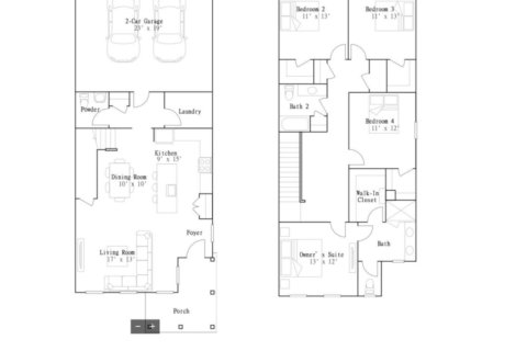 Propriété à Shearwater - Shearwater 24ft Townhomes  4 chambres, 186 m2 № 425051