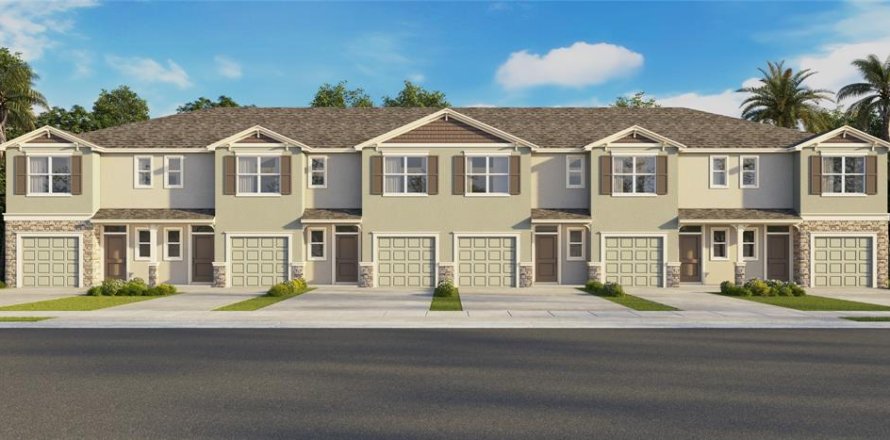 Townhouse in Land O' Lakes, Florida 3 bedrooms, 135.92 sq.m. № 1813259
