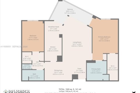 Copropriété à vendre à Miami, Floride: 2 chambres, 141.21 m2 № 2001239 - photo 16