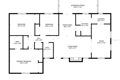House in Gainesville, Florida 3 bedrooms, 133.78 sq.m. № 1815888 - photo 4