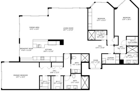 Condo in Highland Beach, Florida, 3 bedrooms  № 1021990 - photo 1