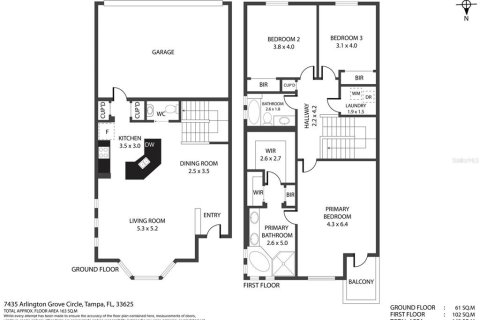 Touwnhouse à vendre à Tampa, Floride: 3 chambres, 172.43 m2 № 1885043 - photo 29