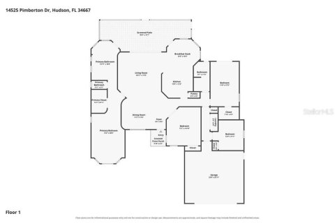Villa ou maison à louer à Hudson, Floride: 4 chambres, 206.8 m2 № 2436801 - photo 2