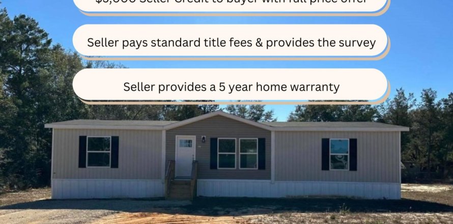 Casa en De Funiak Springs, Florida 3 dormitorios, 137.03 m2 № 559151