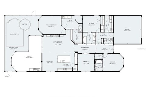 Villa ou maison à vendre à Odessa, Floride: 3 chambres, 198.81 m2 № 2417025 - photo 6