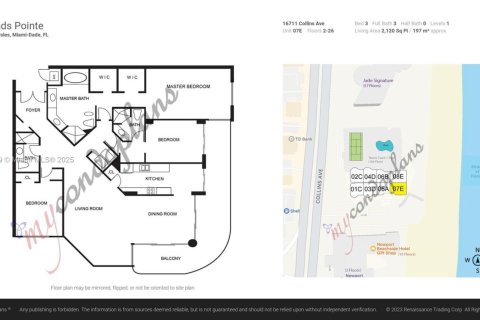 Appartement à Sunny Isles Beach, Floride 3 chambres, 196.95 m2 № 1931605