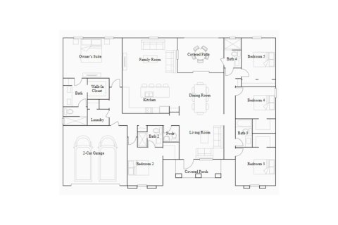 House floor plan «260SQM», 5 bedrooms in SEDONA ESTATES
