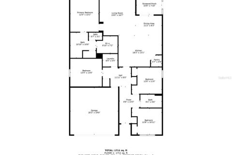 Купить виллу или дом в Окала, Флорида 5 комнат, 169.73м2, № 1511603 - фото 24