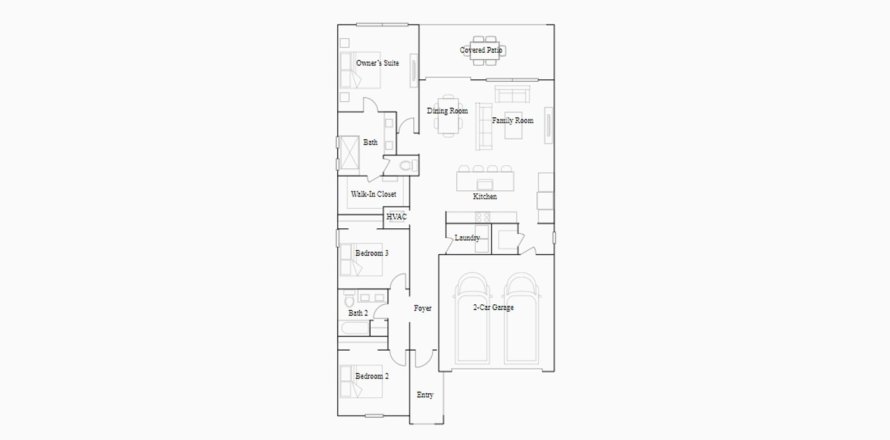 Townhouse in EVERLANDS in Palm Bay, Florida 3 bedrooms, 170 sq.m. № 67056