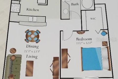 Condo in Tampa, Florida, 1 bedroom  № 1886897 - photo 18